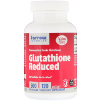 Глутатион уменьшенный (Glutathione Reduced) 500 мг, Jarrow Formulas, 120 вегетарианских капсул