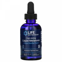 Мелатонин жидкий (Liquid Melatonin) Life Extension, (59 мл) Цитрус-ваниль
