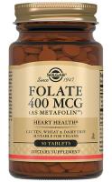 Фолат (Метафолин) Солгар (Folate Solgar) - 50 таблеток
