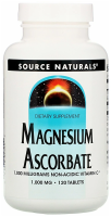 Аскорбат магния (Magnesium Ascorbate) 1000 мг, Source Naturals, 120 таблеток