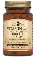 Витамин Д3 Солгар 600 МЕ (Vitamin D3 Solgar 600 IU) - 60 капсул