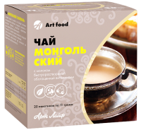 Чай монгольский с молоком Арт Лайф, 20 пакетиков