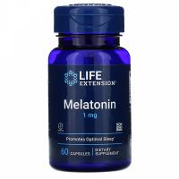 Мелатонин (Melatonin) 1 mg Life Extension, 60 капсул