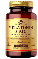 Мелатонин Солгар, 5 мг (Melatonin Solgar, 5 mg), 60 таблеток