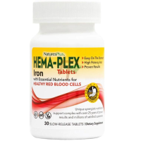 Hema-Plex Nature's Plus (Хема Плекс Натурес Плюс), 30 таблеток