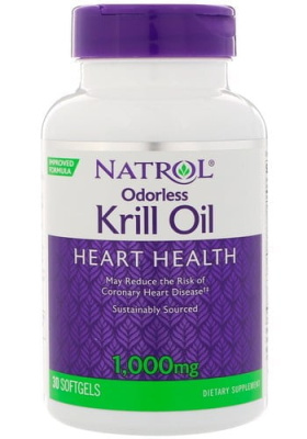 Omega 3 krill oil 1000 mg, 30 капсул