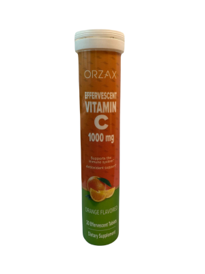 Эфервит Витамин С (Efervit Vitamin C), 1000 мг, ORZAX, 20 шипучих таблеток