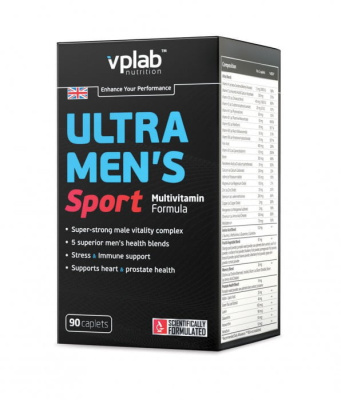 VPLab Ultra Men’s Sport Multivitamin Formula (ВиПиЛаб Ультра Менс Спорт)