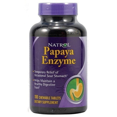 Papaya Enzyme Natrol (Натрол), 100 таблеток