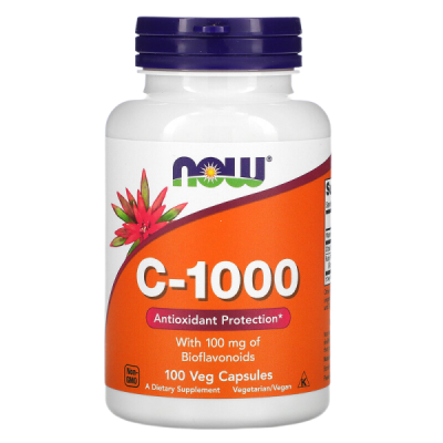 Витамин С-1000 Нау Фудс (Vitamin C-1000 Now Foods), 100 капсул