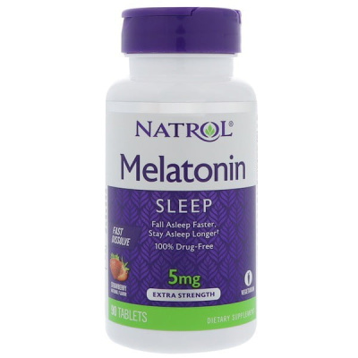 Melatonin Natrol FD 5 mg (Мелатонин Натрол FD 5 мг), 90 таблеток