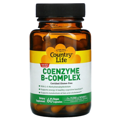 Коэнзим B-комплекс (Coenzyme B-Complex) 60 вегетарианских капсул