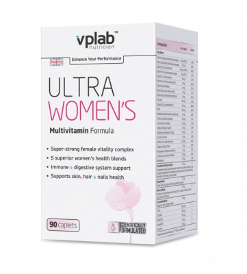 VPLab Ultra Women's Multivitamin Formula (ВиПиЛаб Ультра Вуменс Мультивитамин Формула)