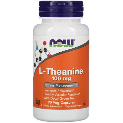 L-Тианин (L-Theanine), теанин 90 капсул), 90 капсул