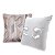 Беспроводная массажная интерьерная подушка Decora - бежево-коричневая, GESS