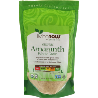Органический цельнозерновой амарант (Organic Amaranth Whole Grain NOW Foods,) 454 грамма