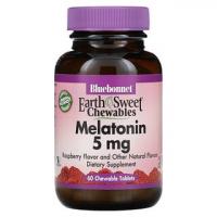 Bluebonnet Nutrition Melatonin 5 mg 60 жевательных таблеток