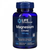 Магний (цитрат) Magnesium (Citrate) Life Extension 100 mg, 100 вегетарианских капсул