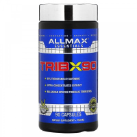 Пищевая добавка-бустер тестостерона с Трибулусом Террестрисом (TribX90) 750 мг, ALLMAX, 90 капсул