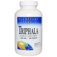 Трифала (Triphala) 1000 мг, Planetary Herbals, 180 таблеток