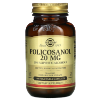 Поликозанол Солгар 20 мг (Policosanol Solgar 20 mg) - 100 капсул
