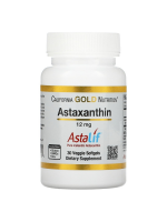 Астаксантин California Gold Nutrition (Astaxanthin), 12 мг, 30 мягких желатиновых капсул