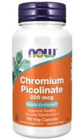 Пиколинат хрома Нау Фудс (Chromium Picolinate Now Foods), 200 мкг, 100 капсул