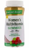 Жевательные мультивитамины для женщин со вкусом малины Nature's Bounty, 50 мг, 90 жевательных таблеток