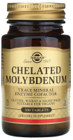 Молибден Солгар (Chelated Molybdenum Solgar) - 100 таблеток