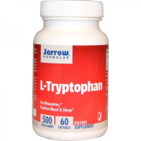 L-Триптофан (L-Tryptophan) 500 мг, Jarrow Formulas, 60 капсул