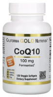 Коэнзим Q10 (CoQ10) 100 мг, California Gold Nutrition, 120 вегетарианских гелевых капсул