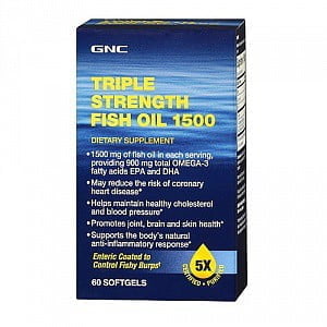 GNC triple strength fish oil без вкуса и запаха