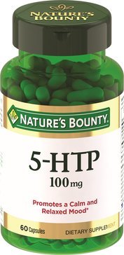 5-гидрокситриптофан Nature's Bounty, 100 мг 60 капсул