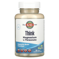 L-Треонат Магния (Think Magnesium L-Threonate), KAL, 60 таблеток