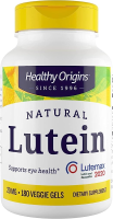 Лютеин (Lutein) 20 мг, Healthy Origins, 180 вегетарианских капсул
