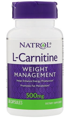 L-Carnitine Natrol (L-Карнитин Натрол), 30 капсул