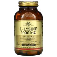 L-Лизин, 1000 мг (L-Lysine, 1000 mg), 100 таблеток