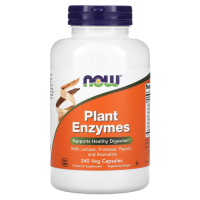 Энзимы Растительные (Plant Enzymes), Now Foods, 240 вегетарианских каспул