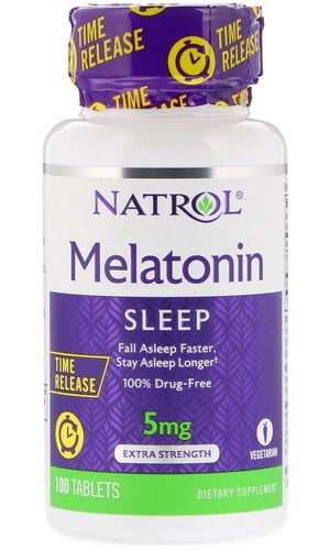 Melatonin TR 5 mg Natrol (Натрол), 100 таблеток