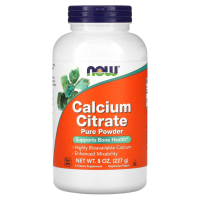 Цитрат кальция Чистый порошок (Calcium Citrate Pure Powder), Now Foods, 227 грамм