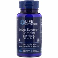 Селен (Super Selenium Complex) Life Extension, 100 вегетарианских капсул