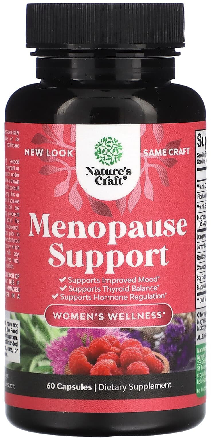 Menopause support капсулы. Женские витамины. Menopause support.