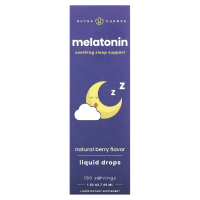 Мелатонин в жидких каплях (Melatonin Drops) натуральные ягоды, NutraChamps, 45 мл (1,52 жидкие унции)