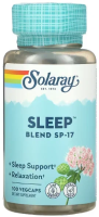 Смесь для сна (Sleep Blend SP-17), Solaray, 100 вегетарианских капсул