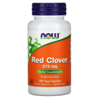 Красный клевер Нау Фудс (Red Clover Now Foods) 375 мг , 100 капсул