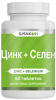 Цинк + Селен (Zinc + Selenium), Биакон, 60 таблеток