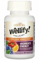 Wellify, энергетические мультивитамины и мультиминералы для женщин 21st Century, 65 таблеток