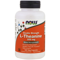 L-Теанин (L-Theanine) 200 мг, Now Foods, 120 вегетарианских капсул