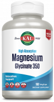 KAL Magnesium Glycinate (Глицинат Магния) 350мг , 160 капсул