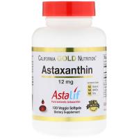 Астаксантин, 12 мг, 120 мягких желатиновых капсул 